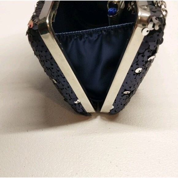 Vintage Clutch Evening Bag Sequin Handbag Special Occasion Prom Wedding Party - Picture 8 of 11